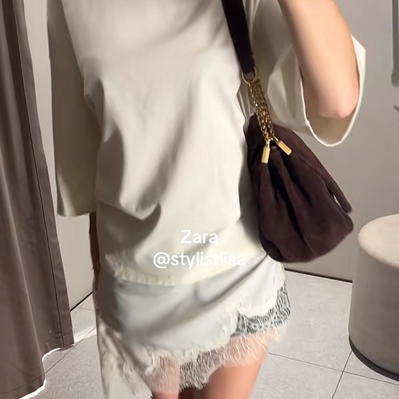 ZARA LEATHER SHOULDER BAG - Picture 15 of 16